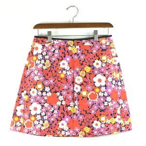 RARE VICTORIA BECKHAM Floral Print Mini Skirt (sz 2, Xsmall)